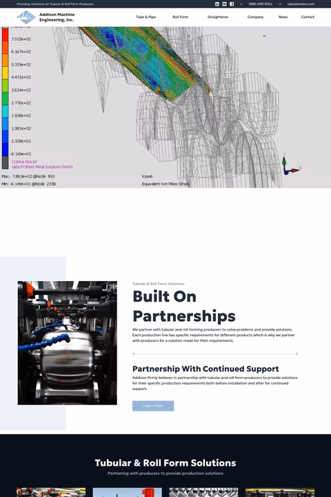 Addison-Machine-Engineering Homepage 1440px