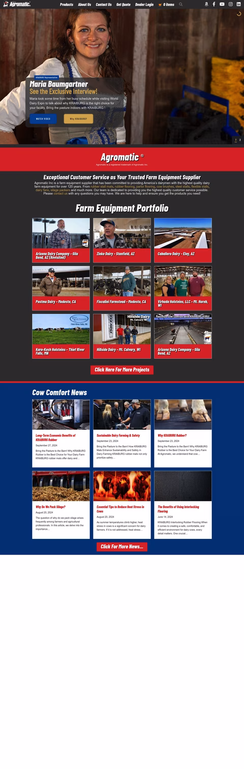 Agromatic Homepage 1440px