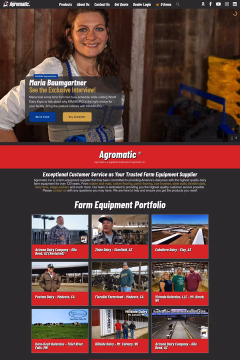 Agromatic Homepage 1440px
