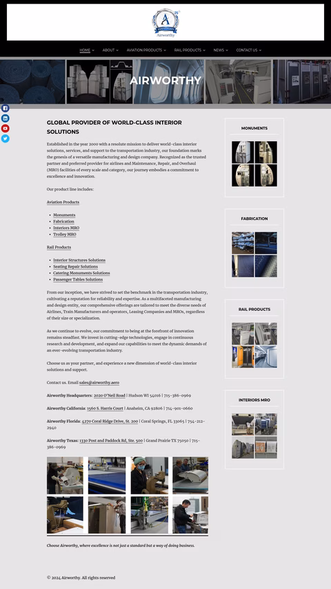 Airworthy Homepage 1440px