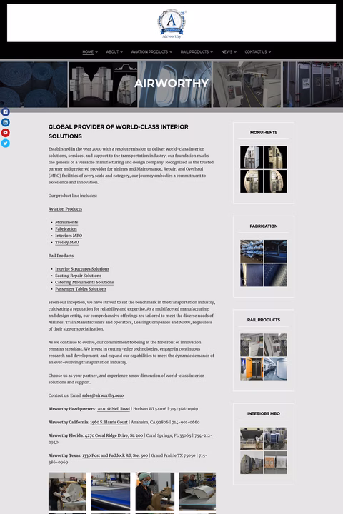 Airworthy Homepage 1440px