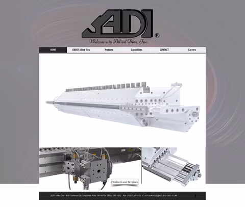 Allied-Dies Homepage 1440px