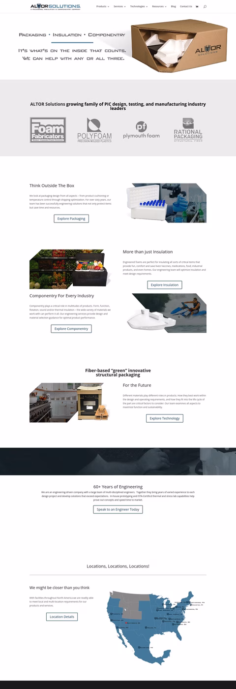 Altor-Solutions Homepage 1440px