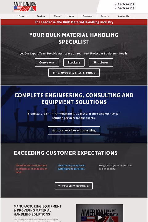 American-Bin-Conveyor Homepage 1440px