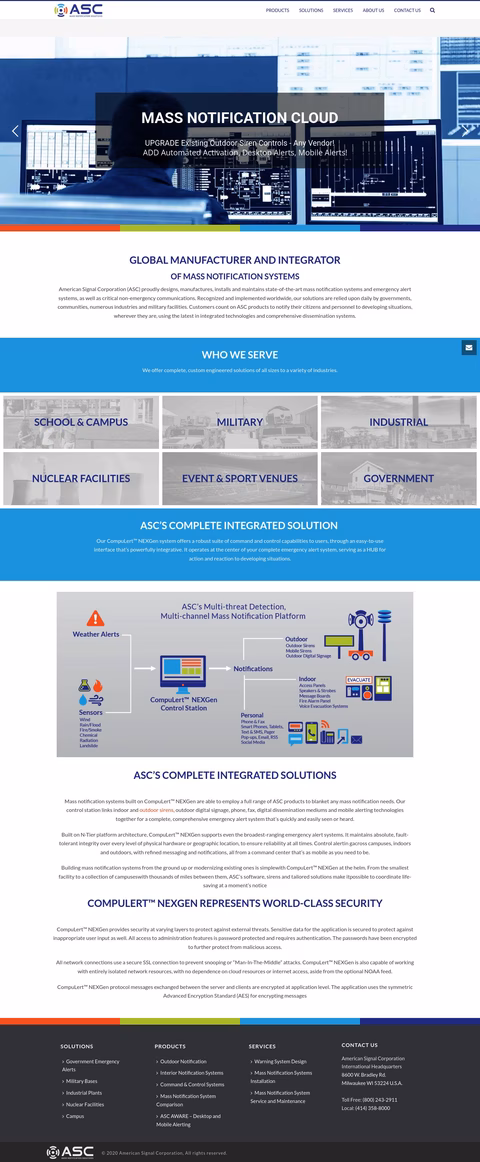 American-Signal Homepage 1440px