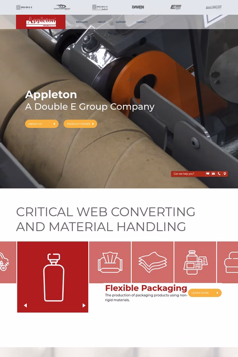 Appleton-Manufacturing Homepage 1440px