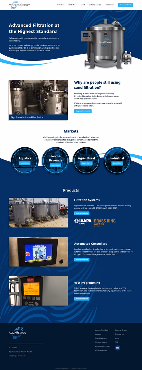 Aqua-Revival Homepage 1440px