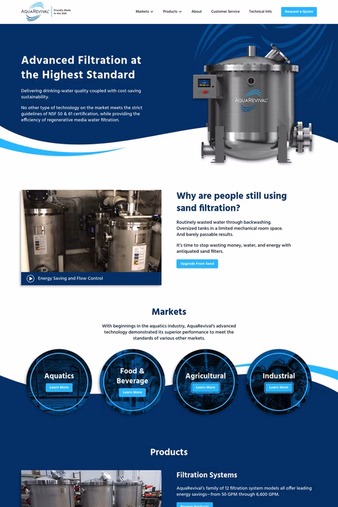 Aqua-Revival Homepage 1440px