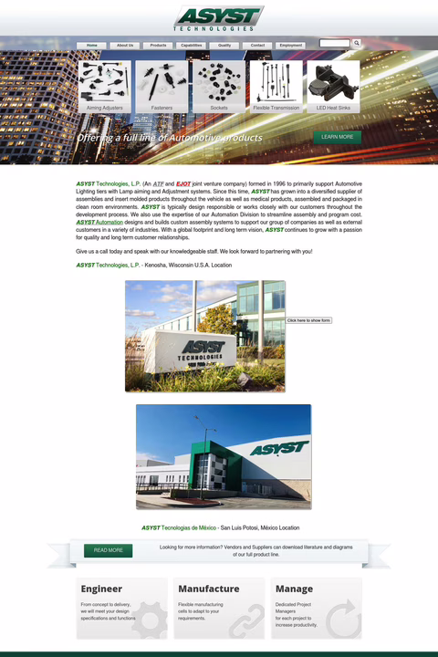 Asyst-Technologies Homepage 1440px