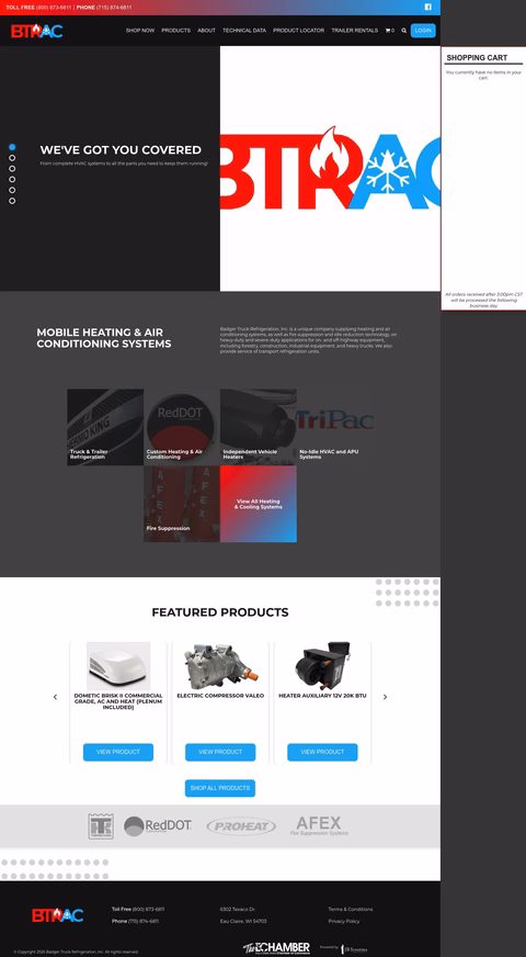 Badger-Truck-Refrigeration Homepage 1440px