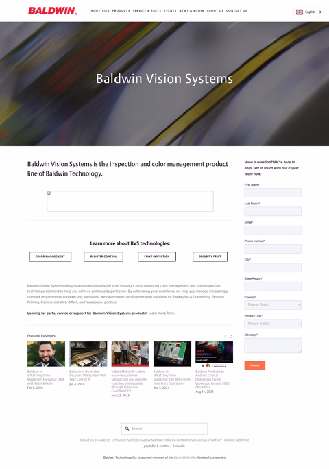 Baldwin-Vision-Systems Homepage 1440px