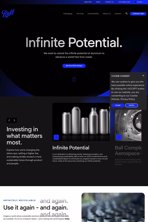 Ball-Corporation Homepage 1440px