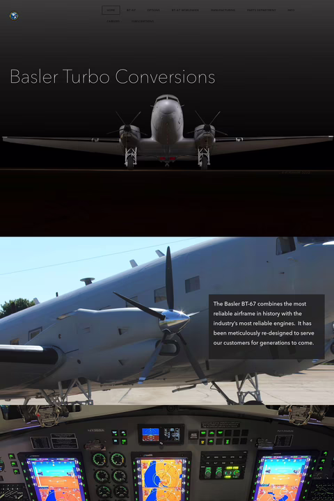 Basler-Turbo-Conversions Homepage 1440px