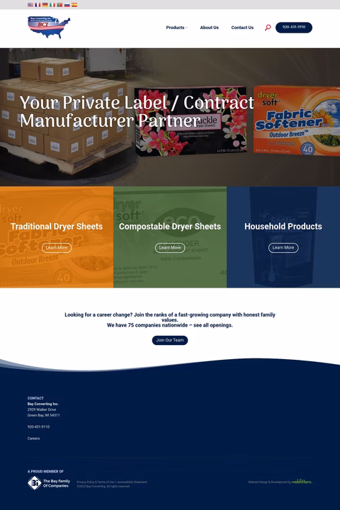 Bay-Converting Homepage 1440px