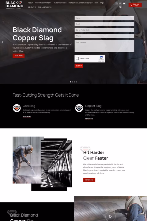 Black-Diamond-Abrasives Homepage 1440px