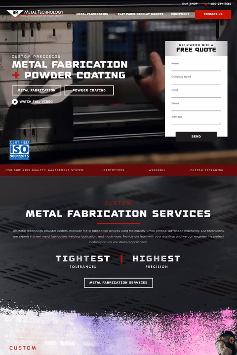 Br-Metal-Technology Homepage 1440px