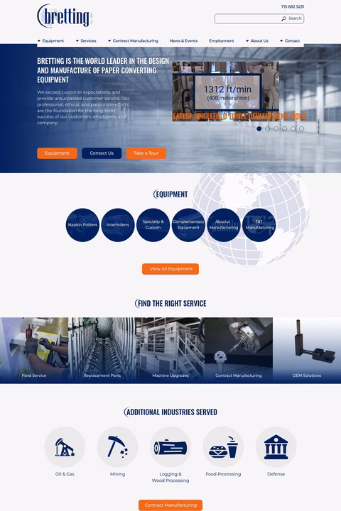 Bretting-Manufacturing Homepage 1440px