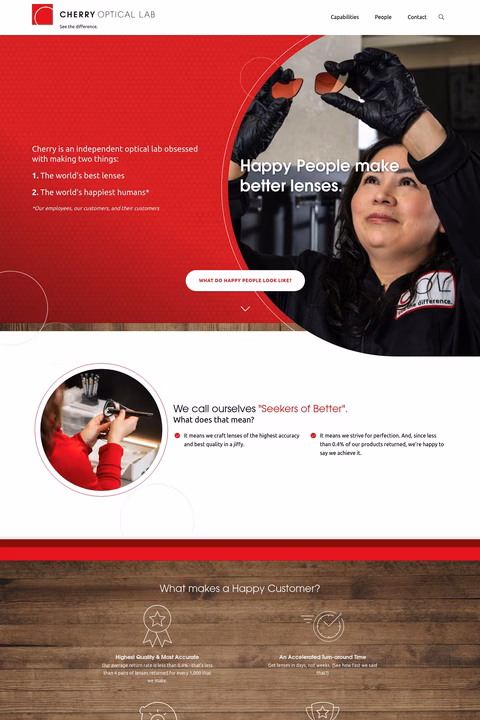 Cherry-Optical Homepage 1440px