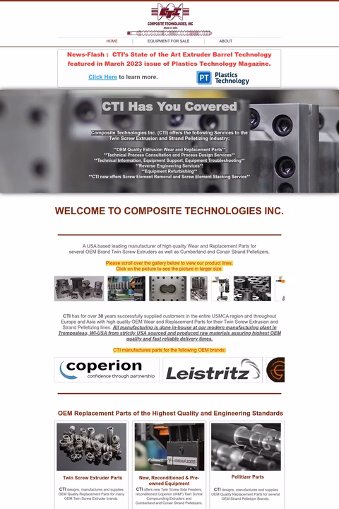 Composite-Technologies Homepage 1440px