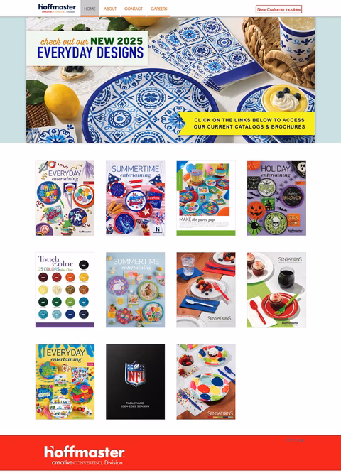 Creative-Converting Homepage 1440px