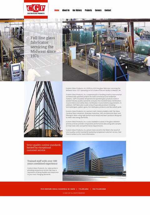 Custom-Glass-Products Homepage 1440px