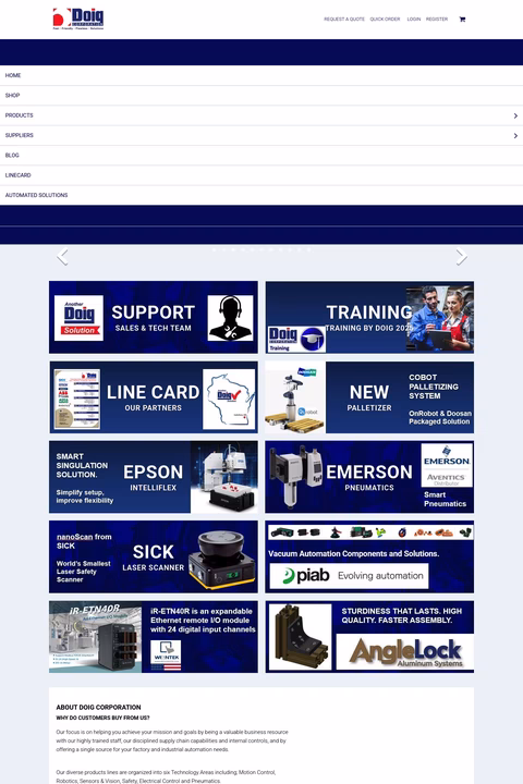 Doig-Corporation Homepage 1440px
