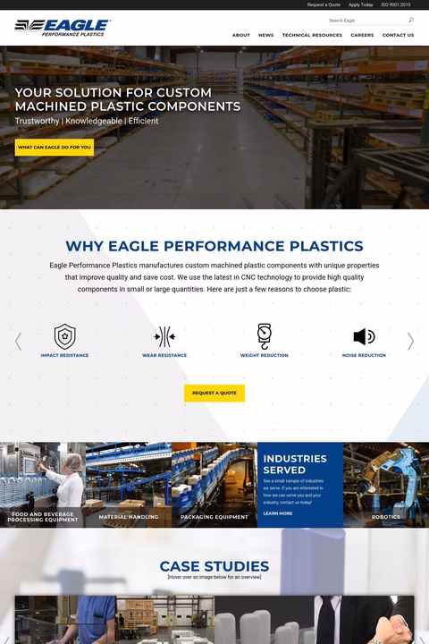 Eagle-Performance-Plastics Homepage 1440px