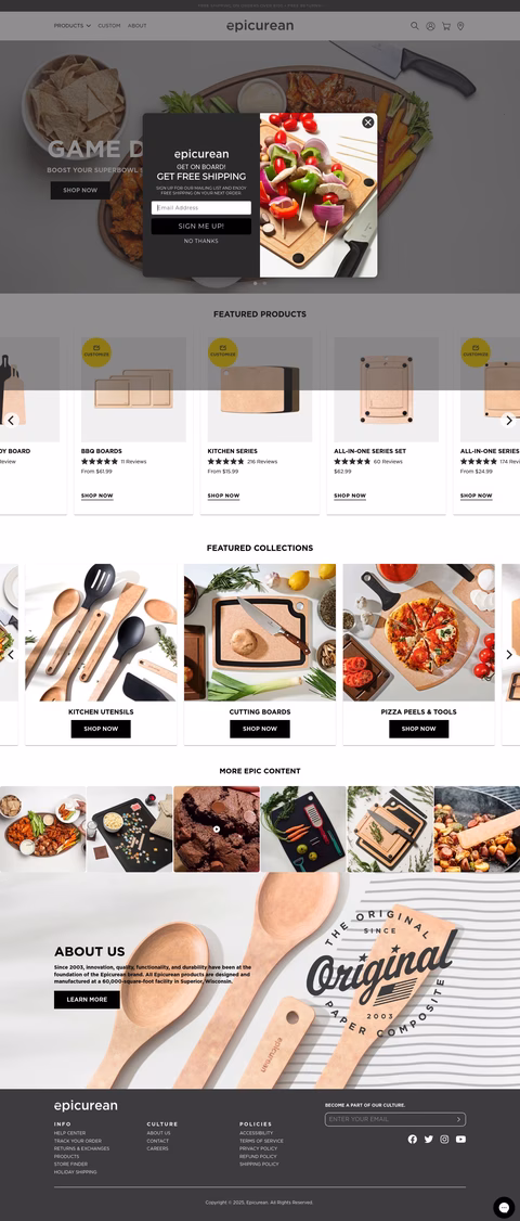 Epicurean-Cutting-Surfaces Homepage 1440px