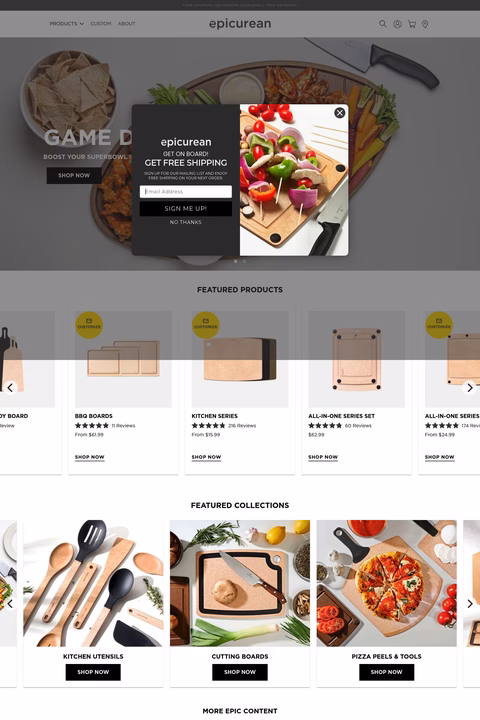 Epicurean-Cutting-Surfaces Homepage 1440px