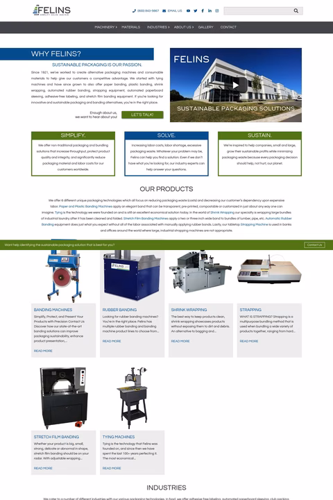 Felins-Usa Homepage 1440px