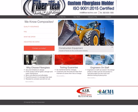Fiber-Tech-Inc Homepage 1440px