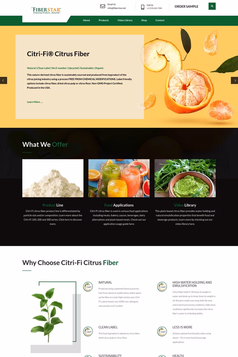 Fiberstar Homepage 1440px