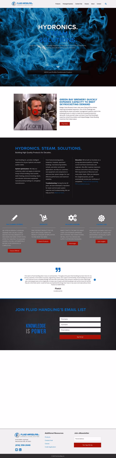 Fluid-Handling-Inc Homepage 1440px