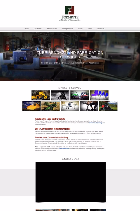 Formrite Homepage 1440px