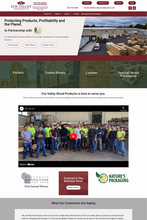 Fox-Valley-Wood-Products Homepage 1440px