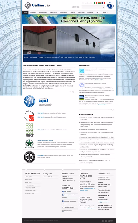 Gallina-Usa Homepage 1440px