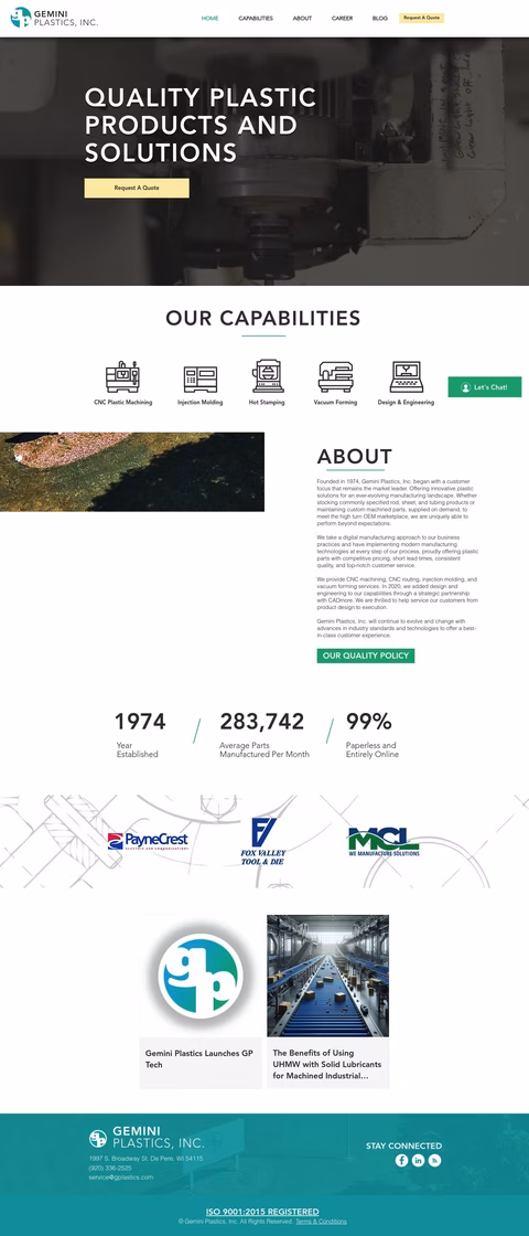 Gemini-Plastics Homepage 1440px