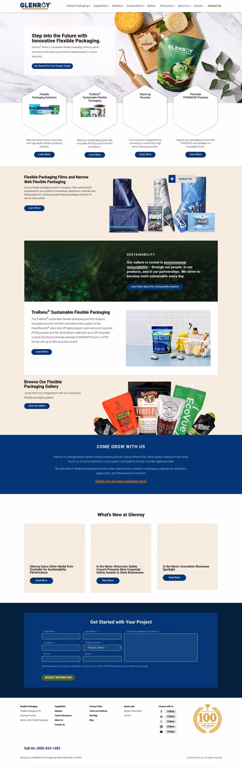 Glenroy-Inc Homepage 1440px