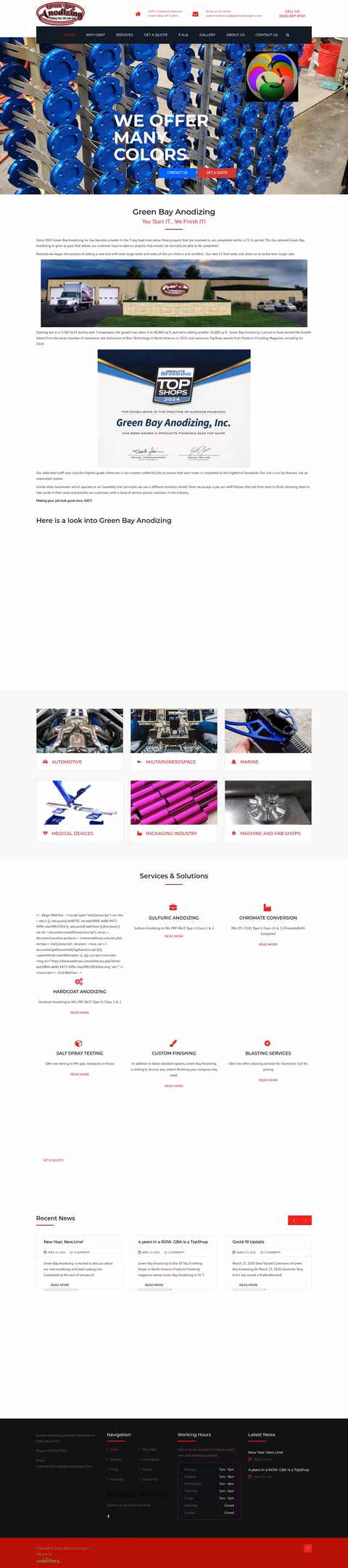 Green-Bay-Anodizing Homepage 1440px