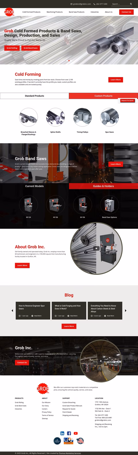 Grob-Inc Homepage 1440px