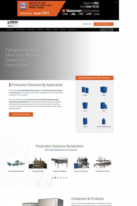 Ideal-Pase Homepage 1440px