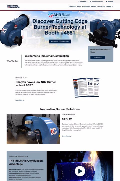 Industrial-Combustion Homepage 1440px