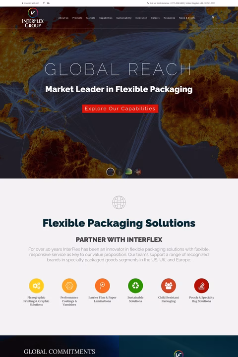 Interflex-Group Homepage 1440px