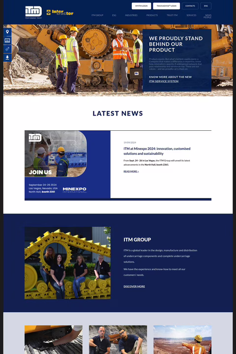 Intertractor-America Homepage 1440px