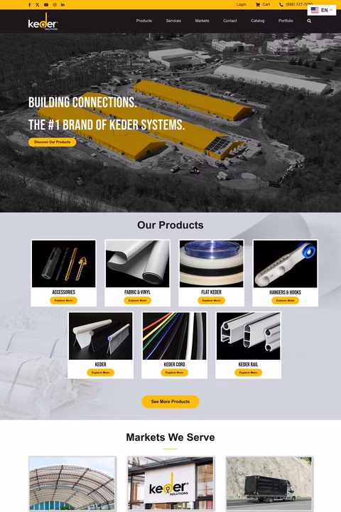 Keder-Solutions Homepage 1440px