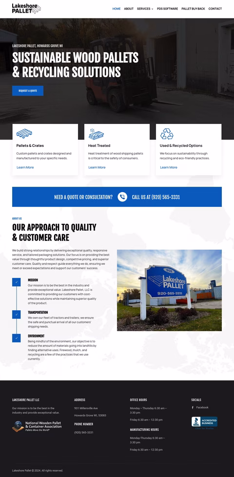 Lakeshore-Pallet Homepage 1440px