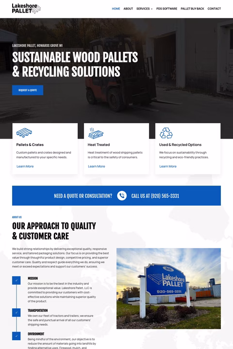 Lakeshore-Pallet Homepage 1440px