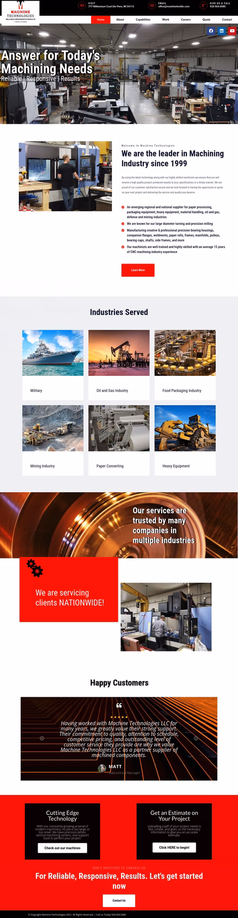 Machine-Technologies Homepage 1440px