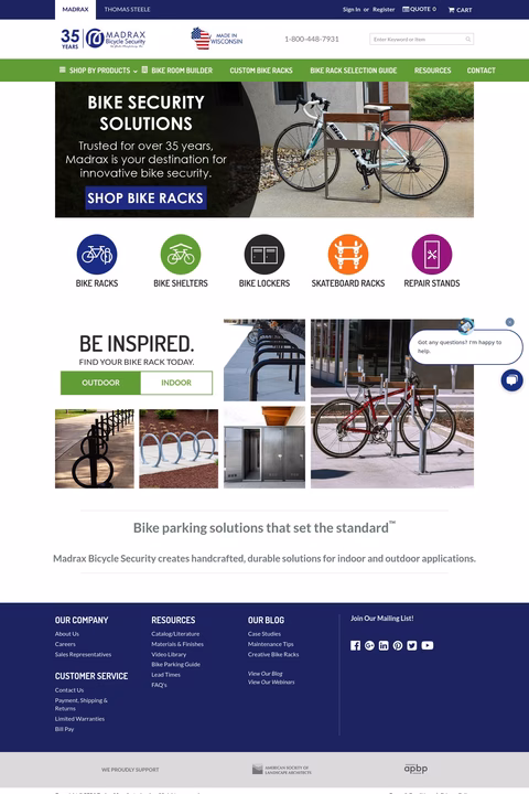 Madrax-Bicycle-Security Homepage 1440px