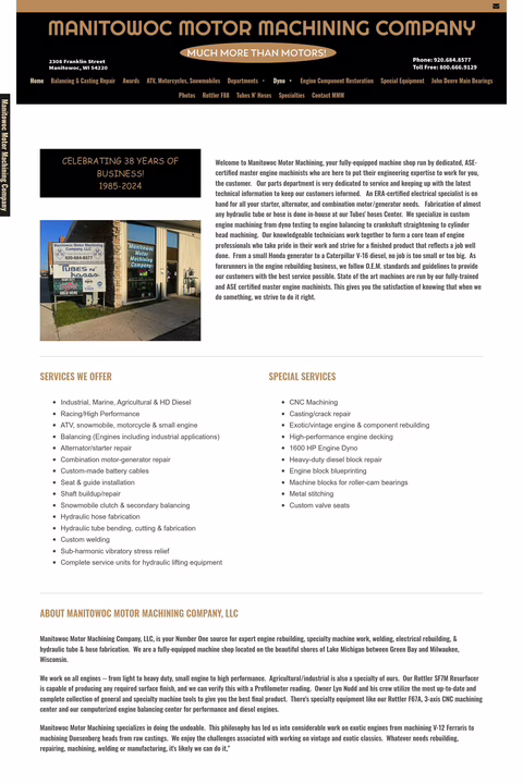 Manitowoc-Motor-Machining Homepage 1440px